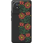 Черный чехол BoxFace Vivo Y02 Ethno