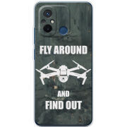 Чехол BoxFace Xiaomi Redmi 12C Дрон Fly Around