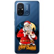 Прозрачный чехол BoxFace Xiaomi Redmi 12C Cool Santa