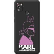 Черный чехол BoxFace Tecno Pop 4 Pro Pink Karl