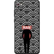 Черный чехол BoxFace Tecno Pop 4 Pro Man Pattern