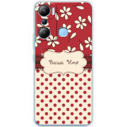 Чехол BoxFace Infinix Hot 20i Именной Polka Dots
