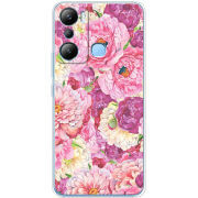 Чехол BoxFace Infinix Hot 20i Pink Peonies