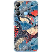 Чехол BoxFace Infinix Hot 20i Blue Herb