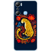 Чехол BoxFace Infinix Hot 20i Petrykivka Leopard