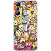 Чехол BoxFace Infinix Hot 20i Rick and Morty