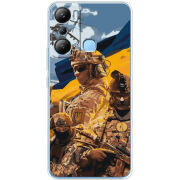 Чехол BoxFace Infinix Hot 20i Воїни ЗСУ