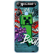 Чехол BoxFace Infinix Hot 20i Minecraft Graffiti
