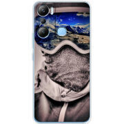 Чехол BoxFace Infinix Hot 20i snowboarder
