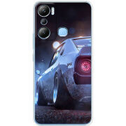 Чехол BoxFace Infinix Hot 20i Silver Car