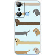 Чехол BoxFace Infinix Hot 20i Dachshund