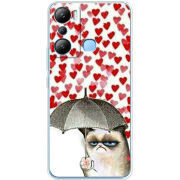 Чехол BoxFace Infinix Hot 20i Raining Hearts