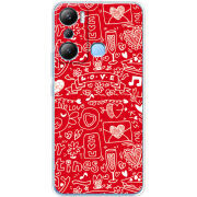 Чехол BoxFace Infinix Hot 20i Happy Valentines