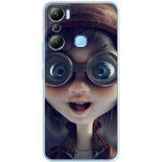 Чехол BoxFace Infinix Hot 20i Blue Eyes