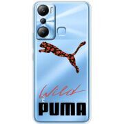 Прозрачный чехол BoxFace Infinix Hot 20i Wild Cat