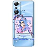 Прозрачный чехол BoxFace Infinix Hot 20i The Sakuras Will Cry For You
