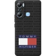 Черный чехол BoxFace Infinix Hot 20i Tommy Print