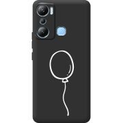 Черный чехол BoxFace Infinix Hot 20i Balloon