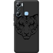 Черный чехол BoxFace Infinix Hot 20i Tiger