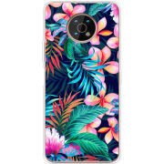 Чехол BoxFace Nokia G50 flowers in the tropics
