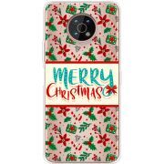 Прозрачный чехол BoxFace Nokia G50 Vintage Christmas Pattern