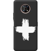 Черный чехол BoxFace Nokia G50 Білий хрест ЗСУ