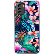 Чехол BoxFace Nokia G60 flowers in the tropics