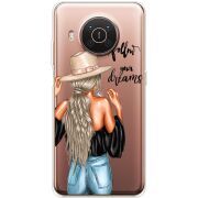 Прозрачный чехол BoxFace Nokia X10 Follow Your Dreams