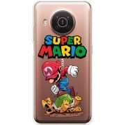 Прозрачный чехол BoxFace Nokia X10 Super Mario