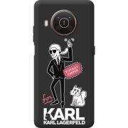 Черный чехол BoxFace Nokia X10 For Karl