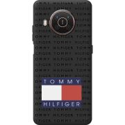 Черный чехол BoxFace Nokia X10 Tommy Print