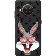 Черный чехол BoxFace Nokia X10 looney bunny