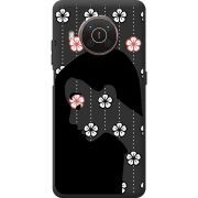 Черный чехол BoxFace Nokia X10 Flower Hair
