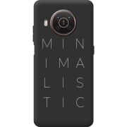 Черный чехол BoxFace Nokia X10 Minimalistic