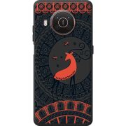 Черный чехол BoxFace Nokia X10 Ornament