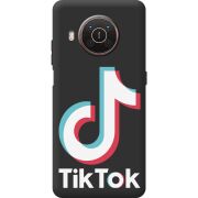 Черный чехол BoxFace Nokia X10 Tik Tok