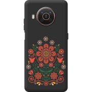 Черный чехол BoxFace Nokia X10 Ukrainian Ornament