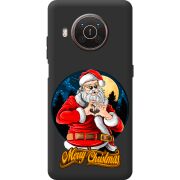 Черный чехол BoxFace Nokia X10 Cool Santa