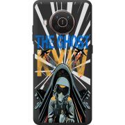 Черный чехол BoxFace Nokia X10 Привид Києва в дії