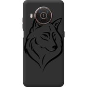 Черный чехол BoxFace Nokia X10 Wolf