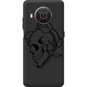 Черный чехол BoxFace Nokia X10 Skull and Roses