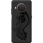 Черный чехол BoxFace Nokia X10 Snake