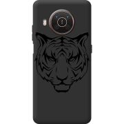 Черный чехол BoxFace Nokia X10 Tiger