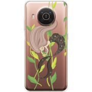 Прозрачный чехол BoxFace Nokia X20 Cute Mermaid