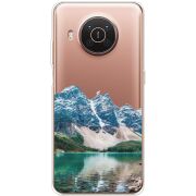 Прозрачный чехол BoxFace Nokia X20 Blue Mountain