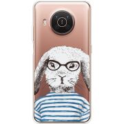 Прозрачный чехол BoxFace Nokia X20 MR. Rabbit