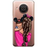 Прозрачный чехол BoxFace Nokia X20 Mouse Mommy
