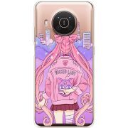 Прозрачный чехол BoxFace Nokia X20 Wiked Lady