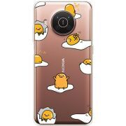 Прозрачный чехол BoxFace Nokia X20 Gudetama
