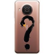 Прозрачный чехол BoxFace Nokia X20 Swan question
